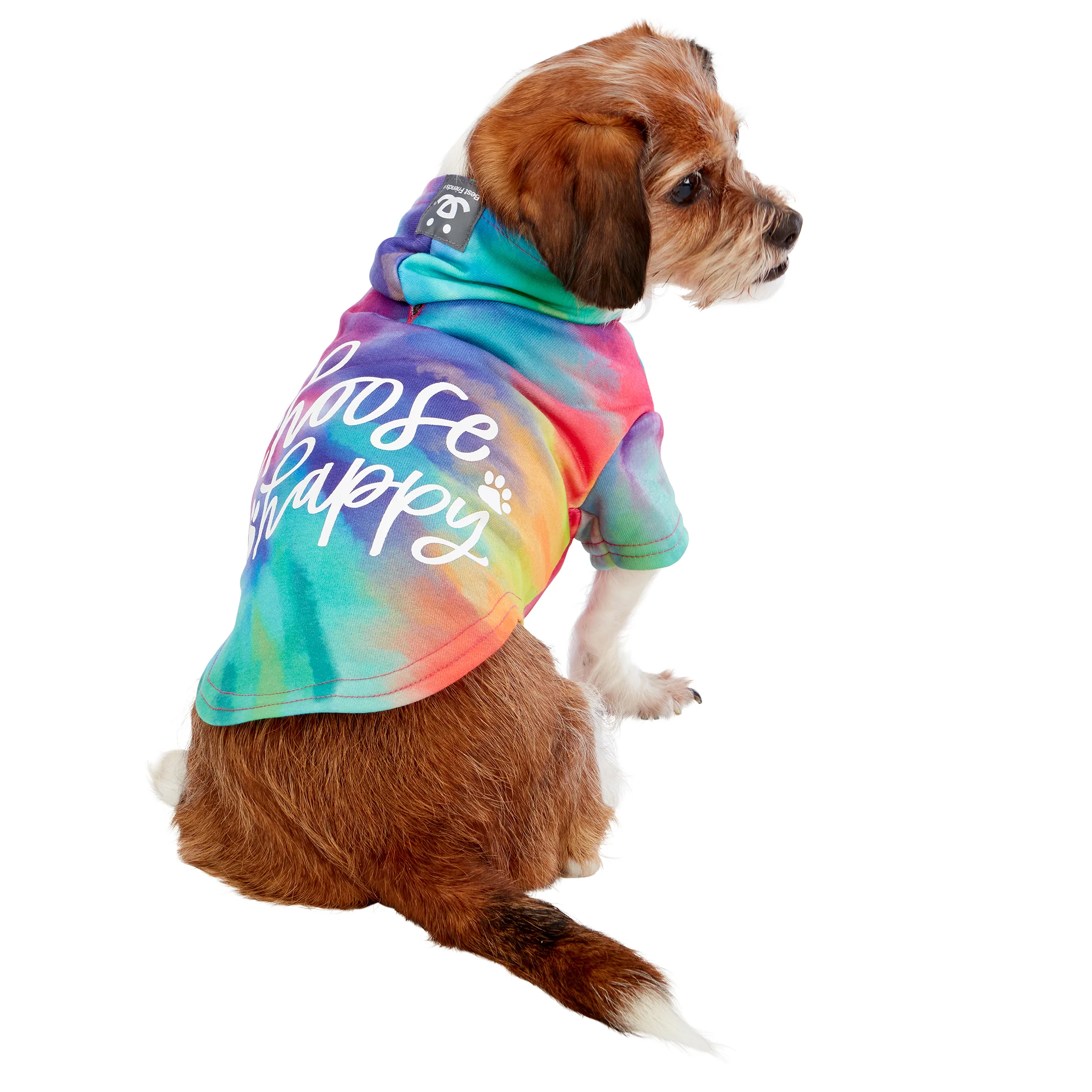 Choose Happy Dog Hoodie - Image 2