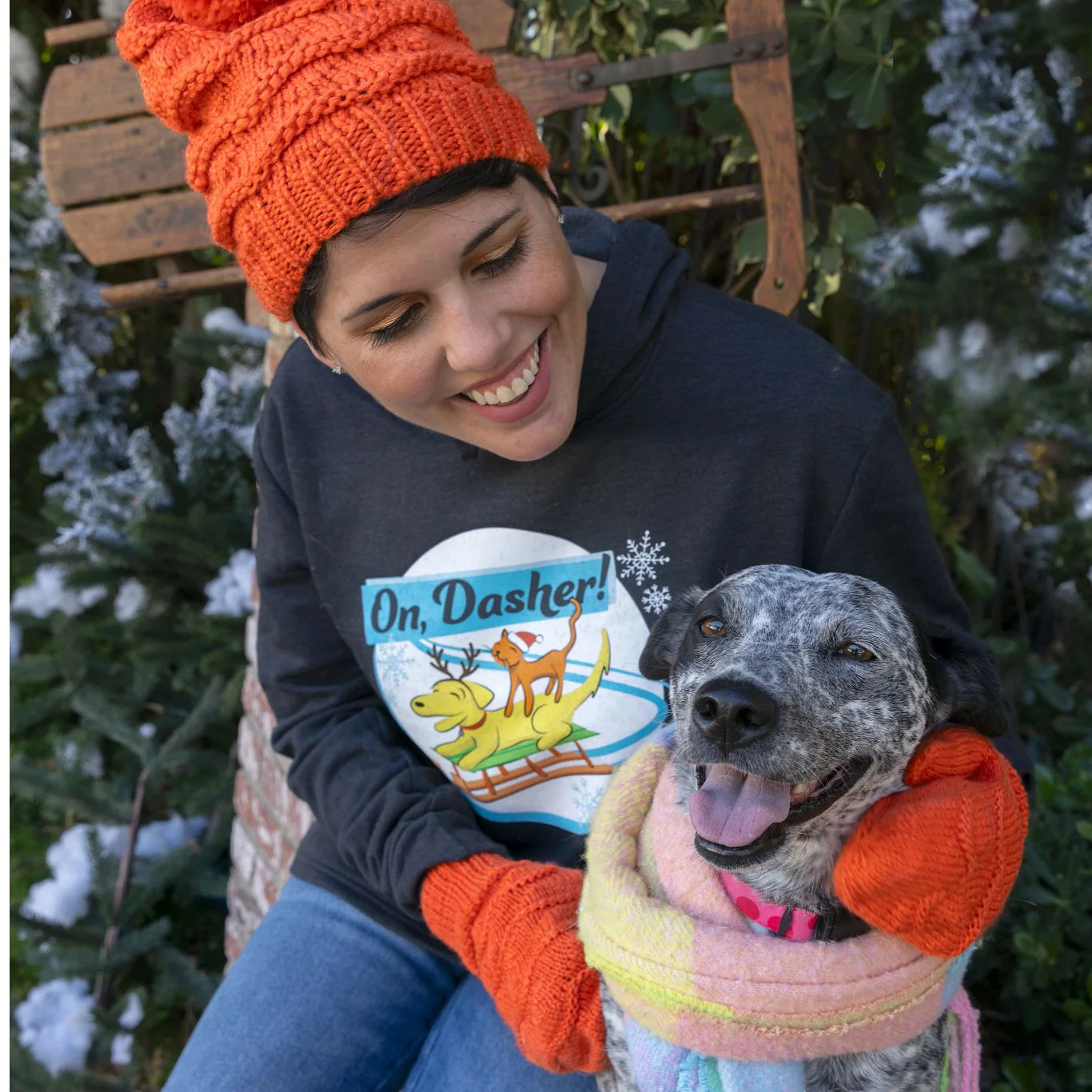 Dasher Holiday Hoodie - Image 4
