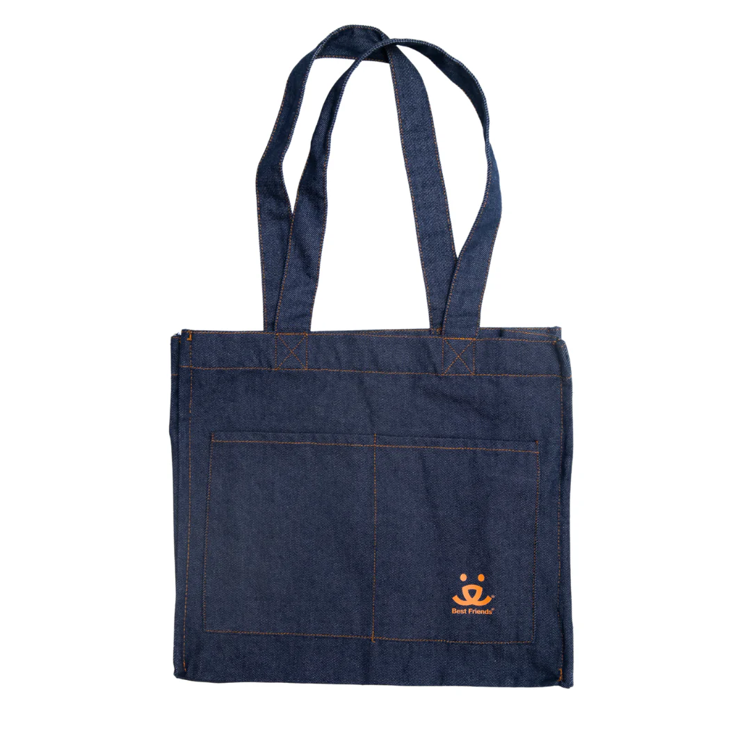Denim Tote, Running Errands for my Best Friend - Image 2