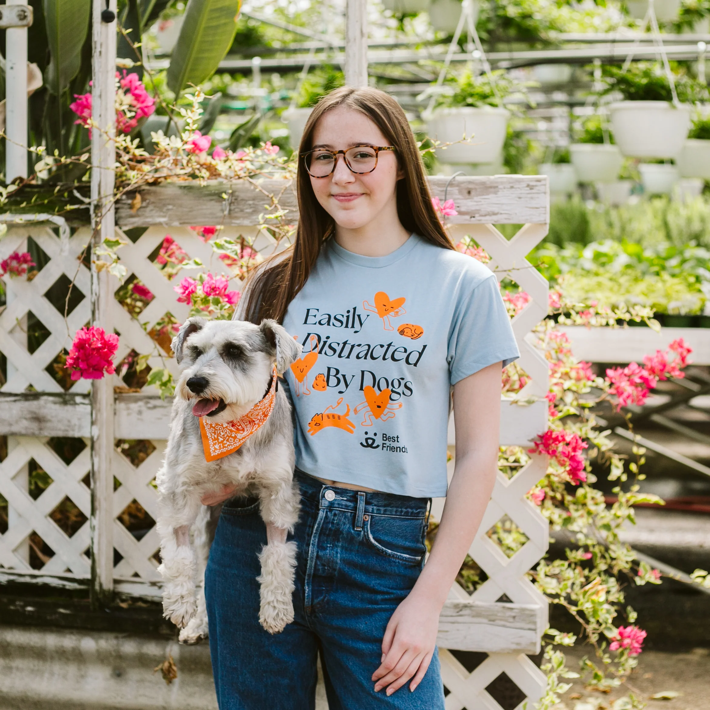 Easily Distracted By Dogs Women's Crop - Image 2