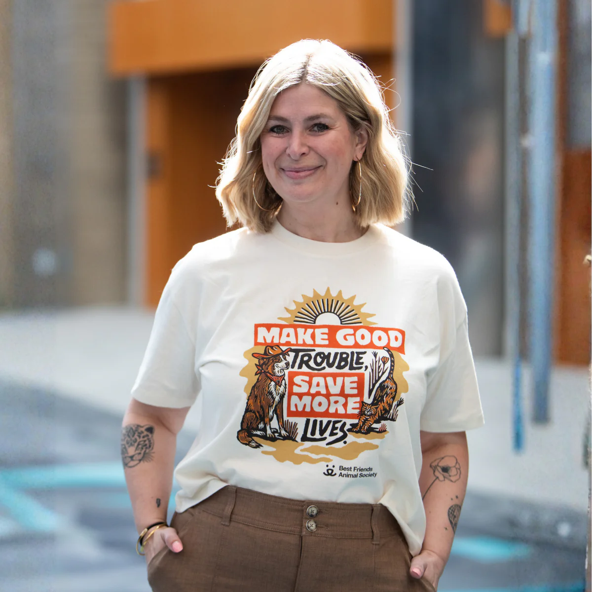 Good Trouble Women's Boxy T-shirt - Image 5