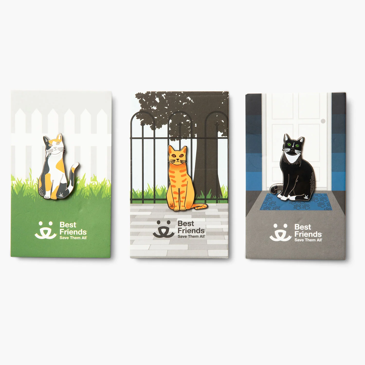 Enamel Orange Tabby Cat Pin - Image 4