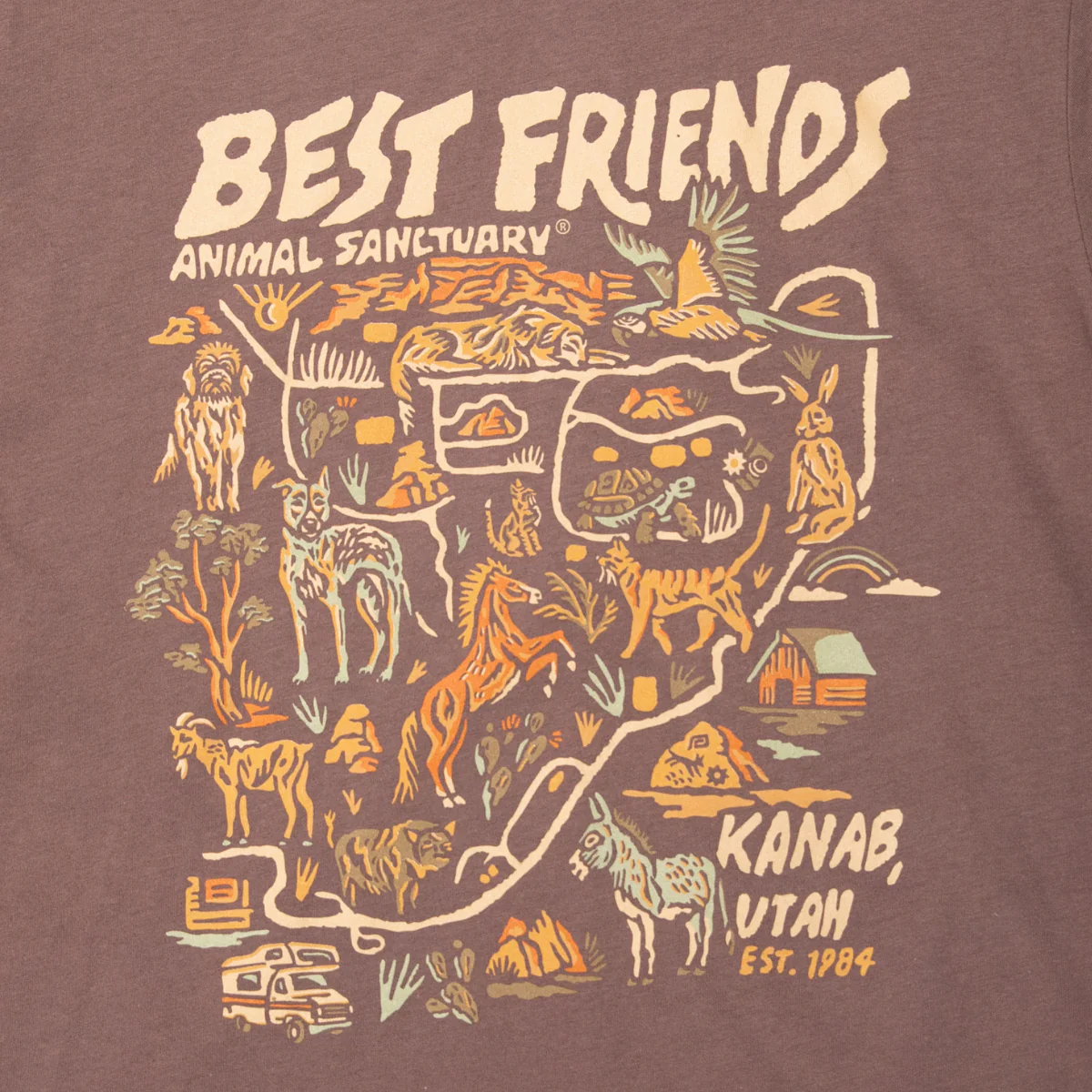 Sanctuary Map T-Shirt - Image 4