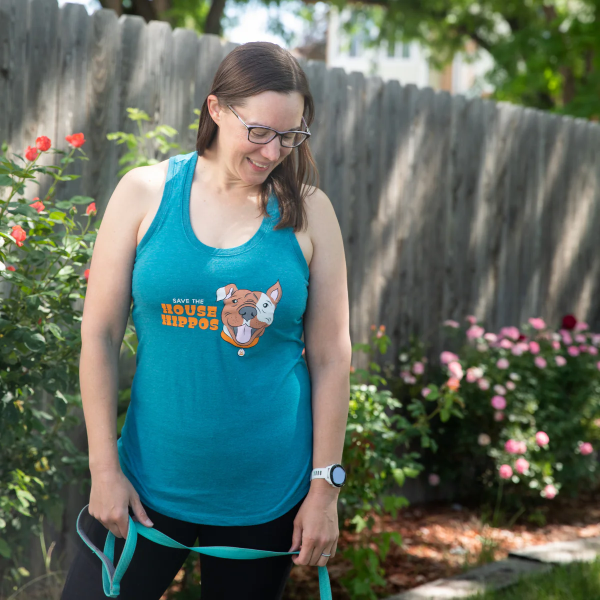 Save the House Hippos Women's Tank - Image 3