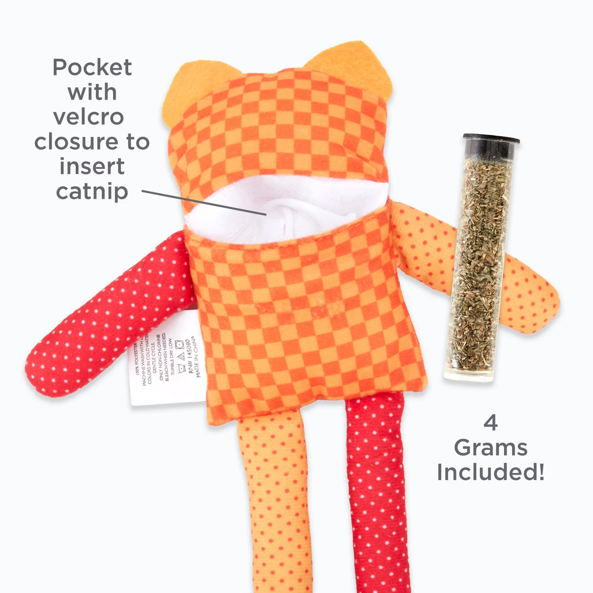 Large Doll Catnip Toy - Image 3