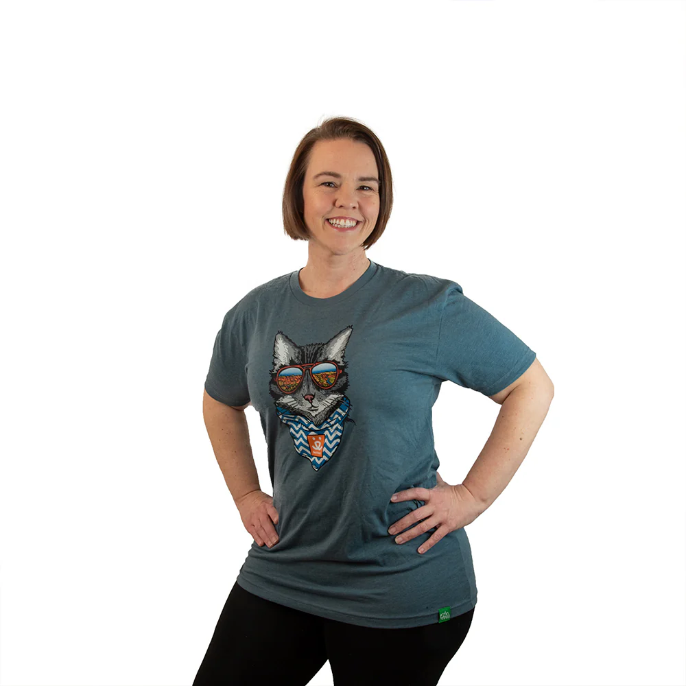 Wild Tribute Cat Design T-Shirt - Image 3